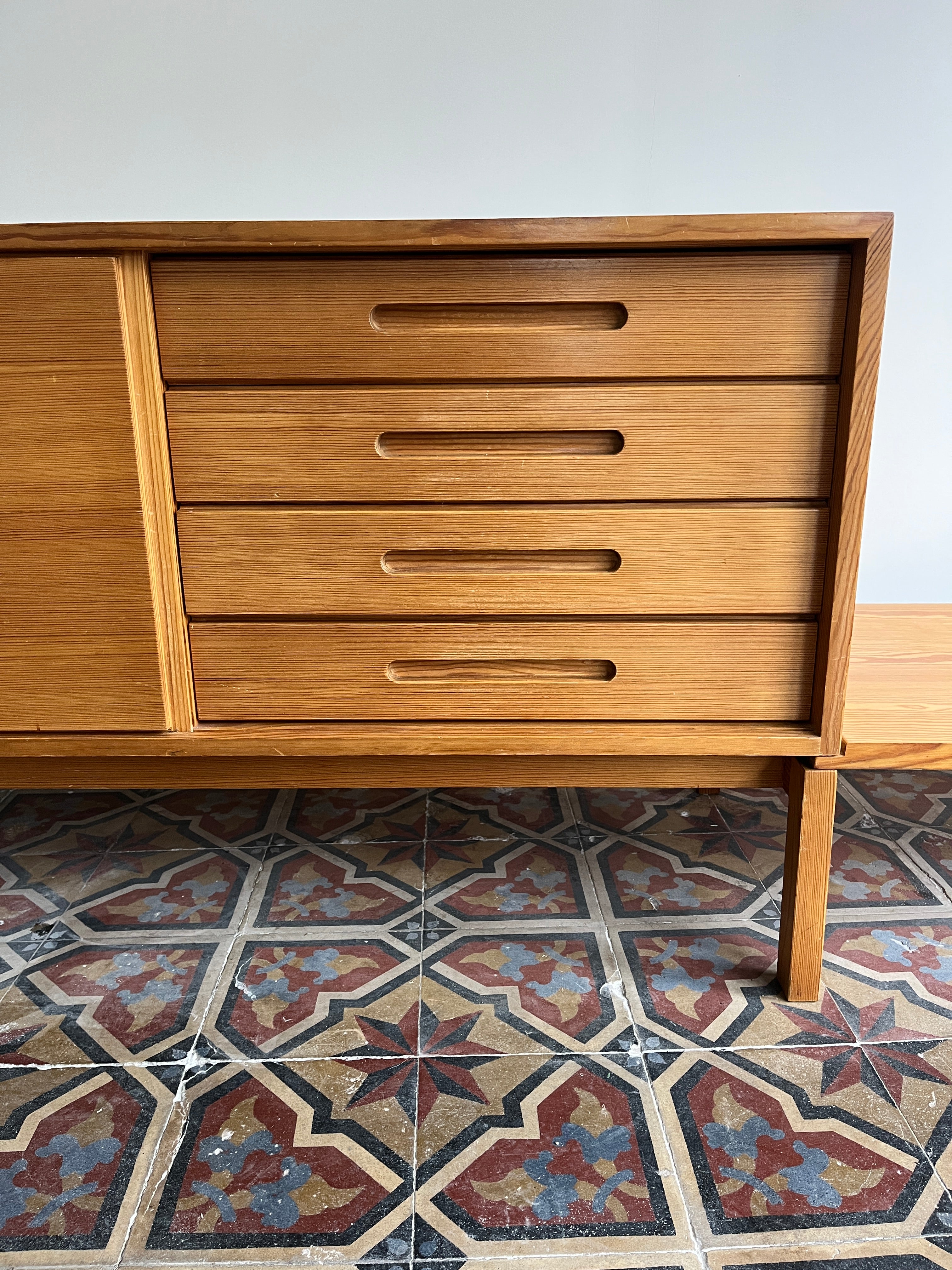 Minimalist_Pine_Sideboard,_German_Design,_1970s