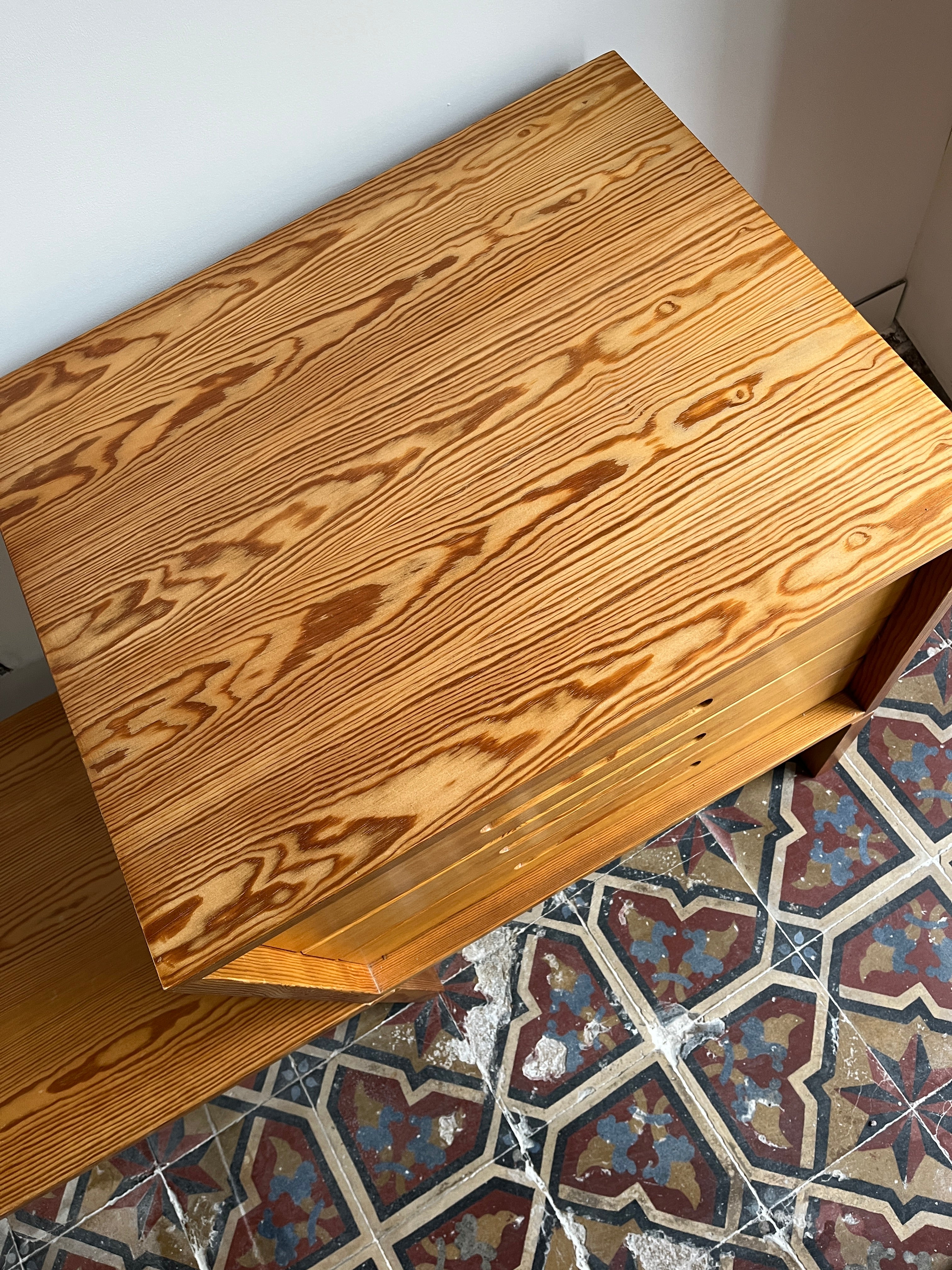 Minimalist_Pine_Sideboard,_German_Design,_1970s