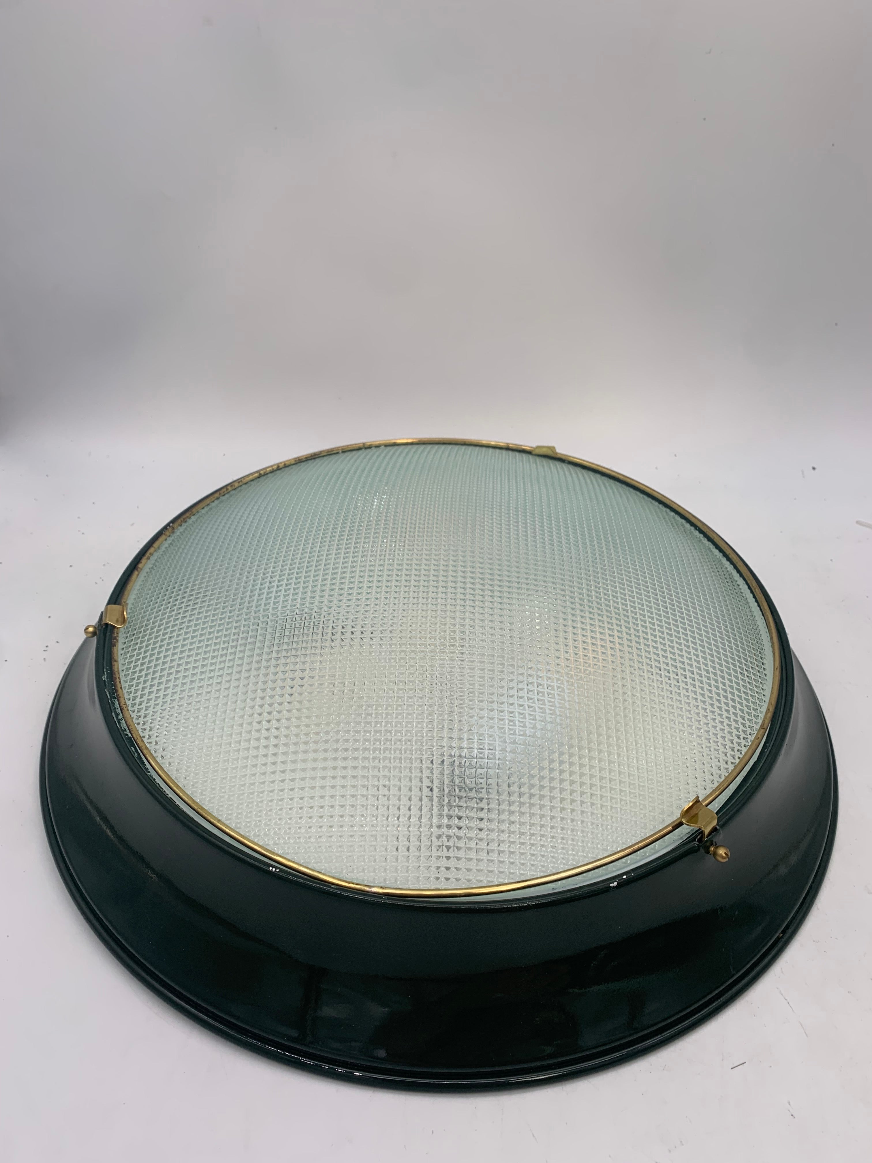 Set_of_2_Large_Fontana_Arte_Attributed_Forest_Green_Flush_Mount_or_Wall_Lights,_Italy