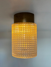 Carl_Fagerlund_Patinated_Brass_and_Pressed_Glass_Flush_Mount,_Sweden,_1960s