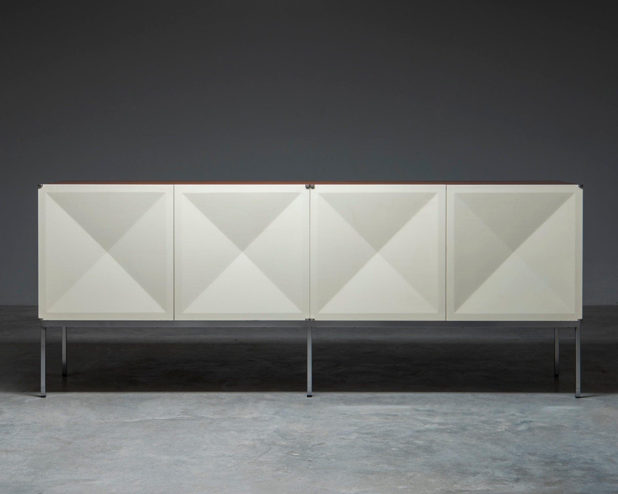 Pointe_De_Diamant_sideboard_from_1964_by_Antoine_Phillipon_&_Jacqueline_Lecoq