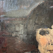 Large_Double-Sided_Portrait_Painting_by_Arnout_Colnot,_Bergen_School,_Netherlands,_circa_1950s