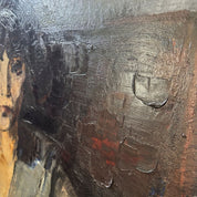 Large_Double-Sided_Portrait_Painting_by_Arnout_Colnot,_Bergen_School,_Netherlands,_circa_1950s