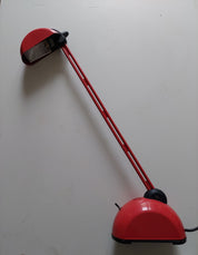 Italian_Postmodern_Red_Desk_Lamp_with_Adjustable_Arm,_Halogen_Light,_1970s