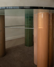 Postmodern_Glass_Dining_Table_by_Saporiti_Italia,_Italy_1980s