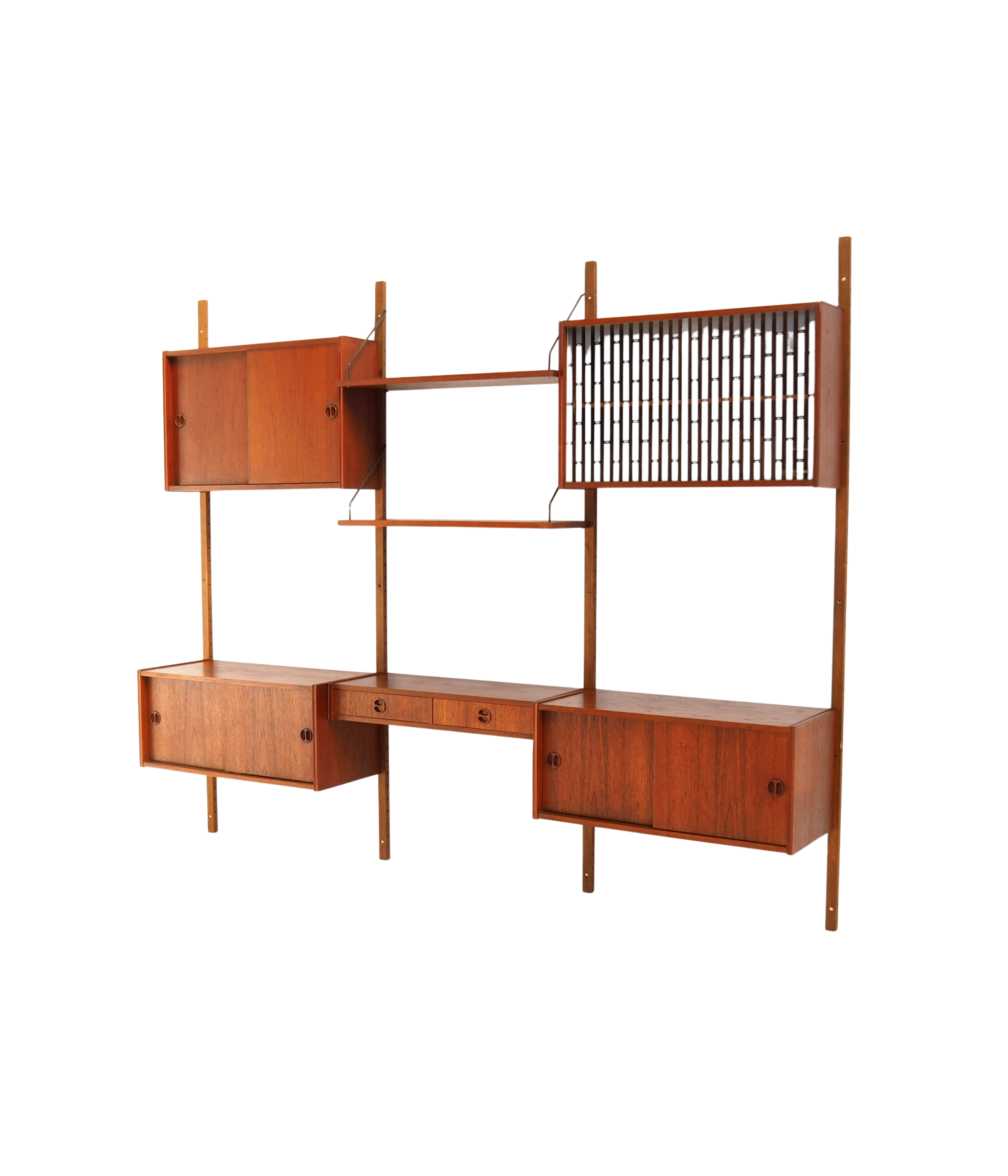 Poul_Cadovius_Modular_Teak_Wall_System,_Denmark_1960s