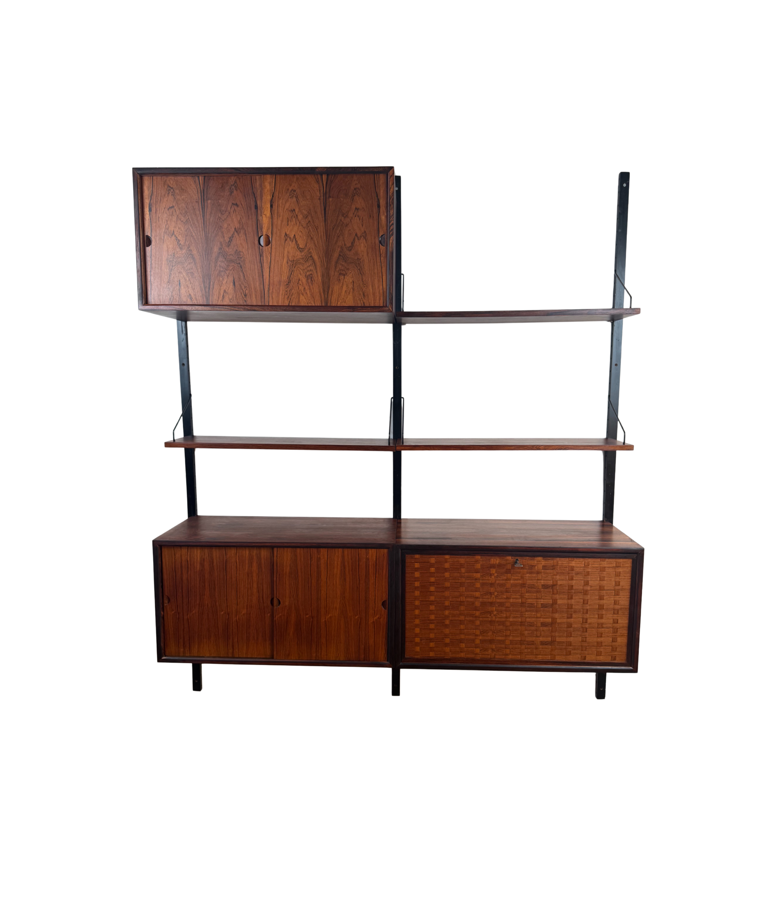 Poul_Cadovius_Royal_System_Rosewood_Wall_Unit_for_Cado,_Denmark,_1960s
