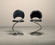 Set_of_PH-501_Snake_Chairs_by_Poul_Henningsen,_Chrome_&_Black_Leather,_Denmark