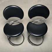 Set_of_PH-501_Snake_Chairs_by_Poul_Henningsen,_Chrome_&_Black_Leather,_Denmark