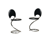 Set_of_PH-501_Snake_Chairs_by_Poul_Henningsen,_Chrome_&_Black_Leather,_Denmark