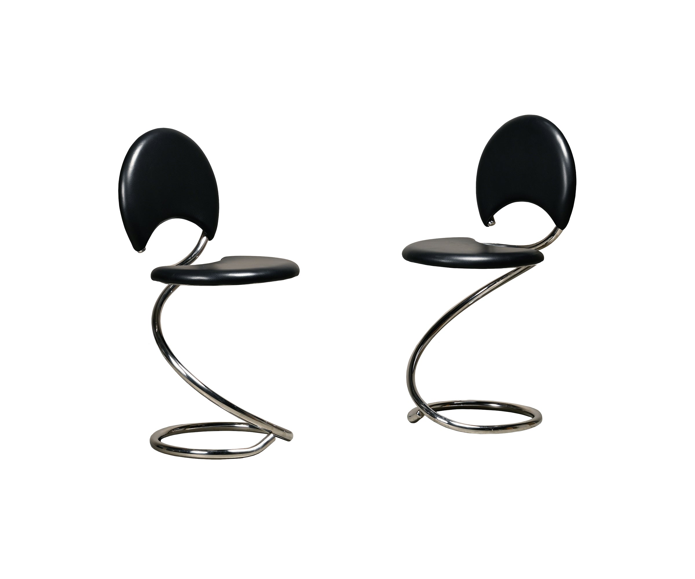 Set_of_PH-501_Snake_Chairs_by_Poul_Henningsen,_Chrome_&_Black_Leather,_Denmark
