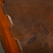 PH-43_Guldhøj_Stool_by_Poul_Hundevad,_Teak_&_Leather,_Denmark_1960s