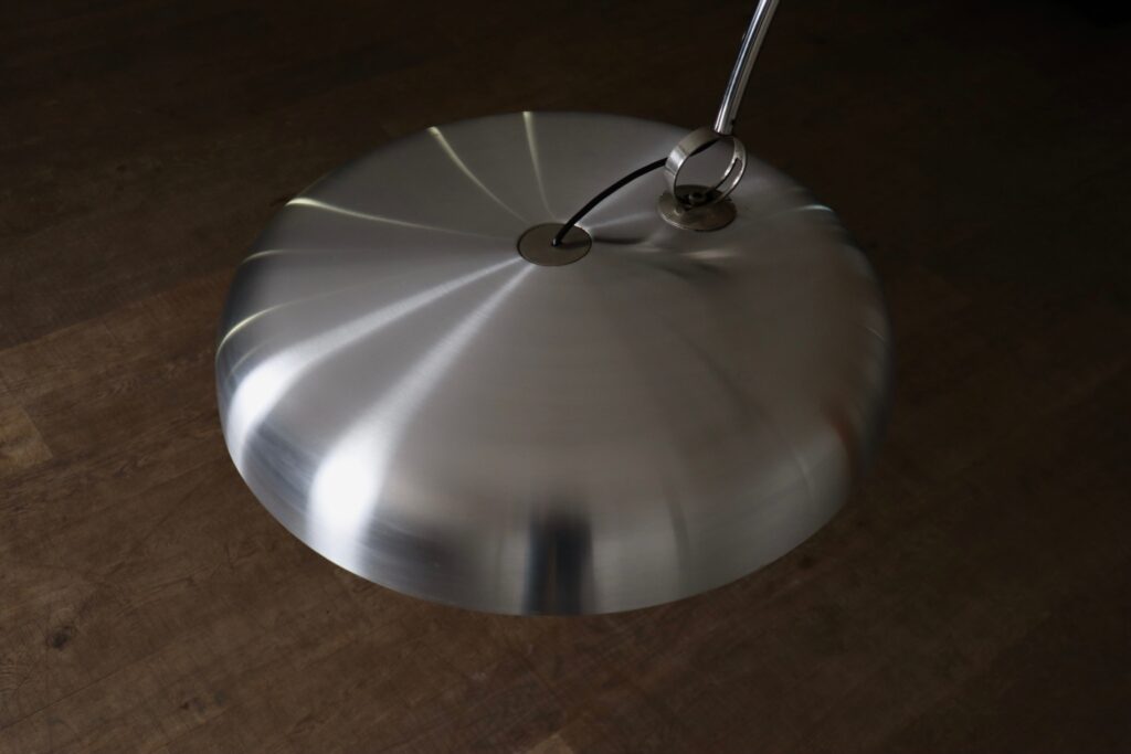PR_Adjustable_Arc_Floor_Lamp_by_Pirro_Cuniberti_for_Sirrah_Imola,_Chrome_and_Aluminium,_Italy,_1970