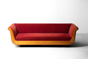1991_Luca_Meda_Sofa_for_Molteni_&_Co,_Carlo_Felice_Theatre,_Red_Velvet,_Italy