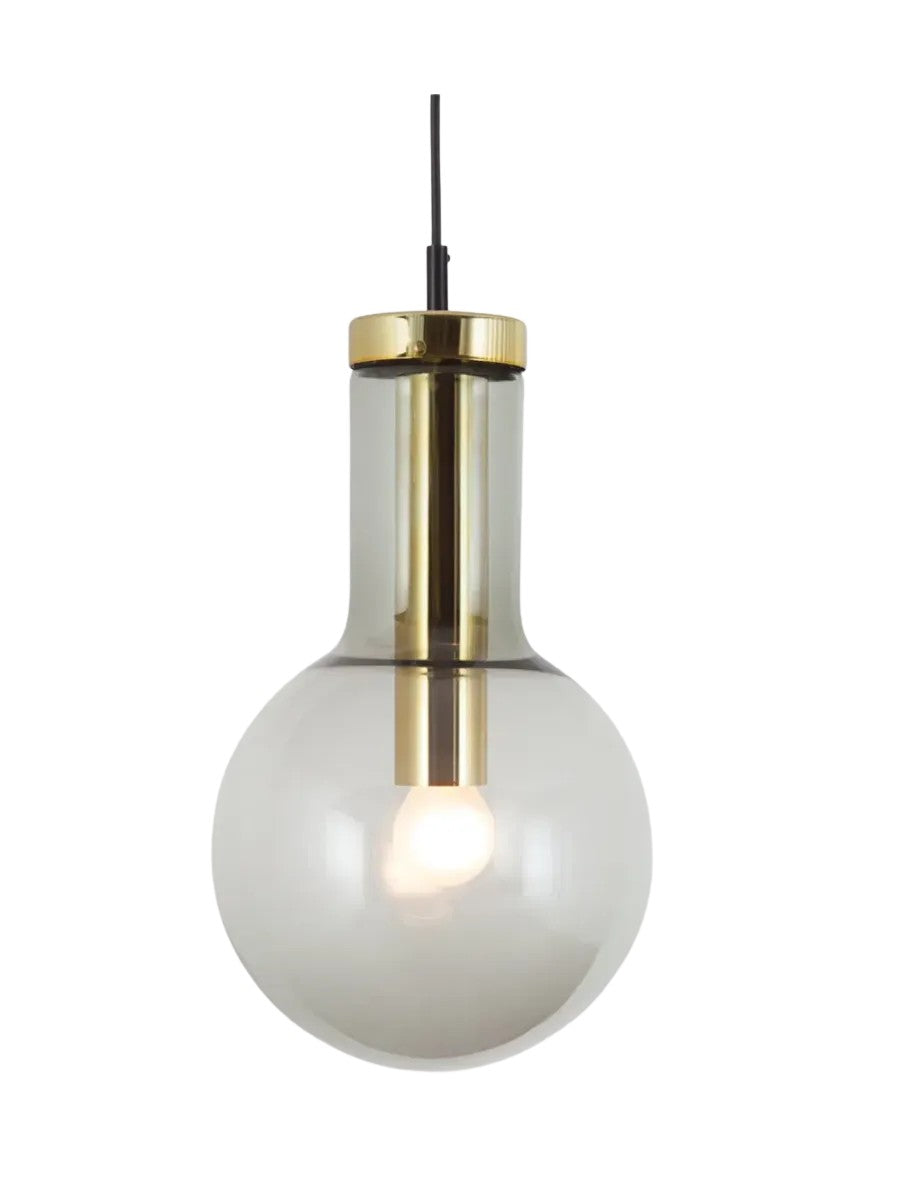 Maxi_Bulb_Pendant_Raak_Smoked_Glass_Brass_1960s_Netherlands