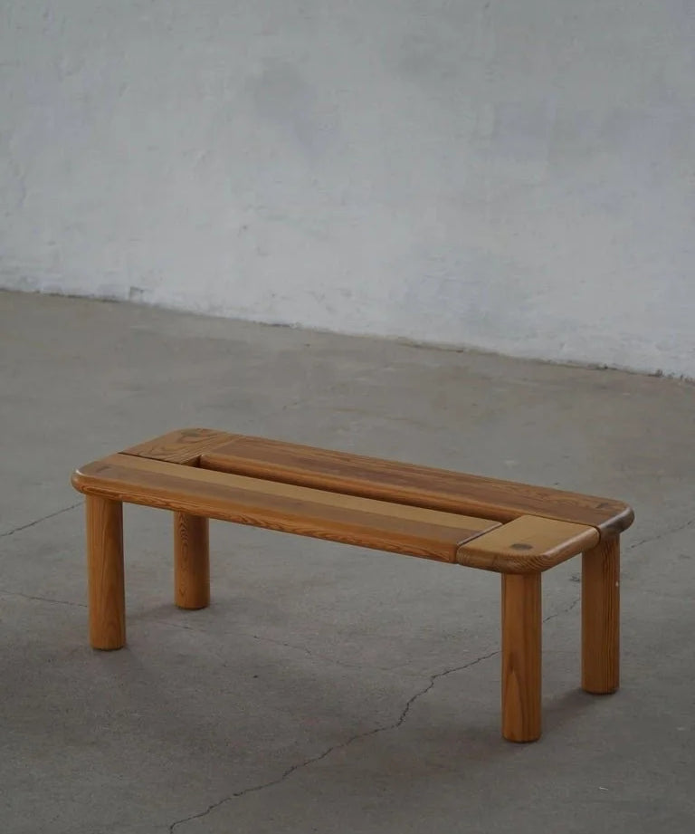 Rainer_Daumiller,_Bench_in_Pine,_Danish_Modern,_Hirtshals_Savværk,_1970s