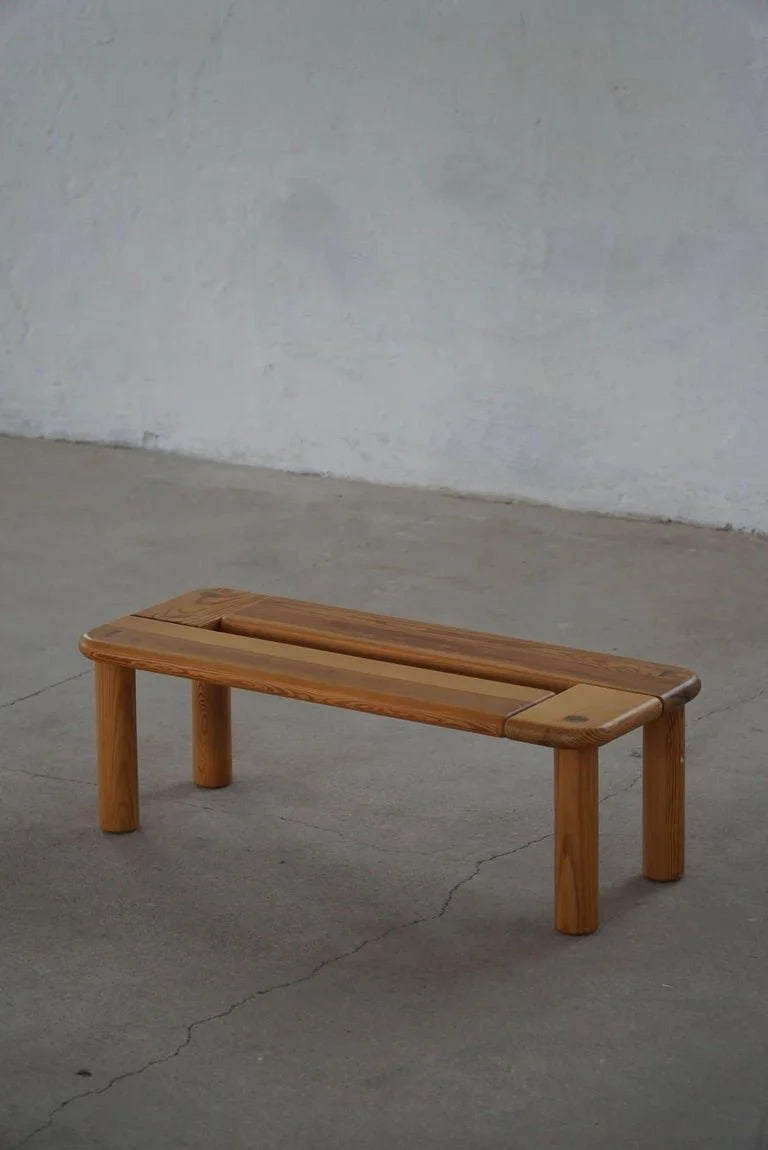 Rainer_Daumiller,_Bench_in_Pine,_Danish_Modern,_Hirtshals_Savværk,_1970s
