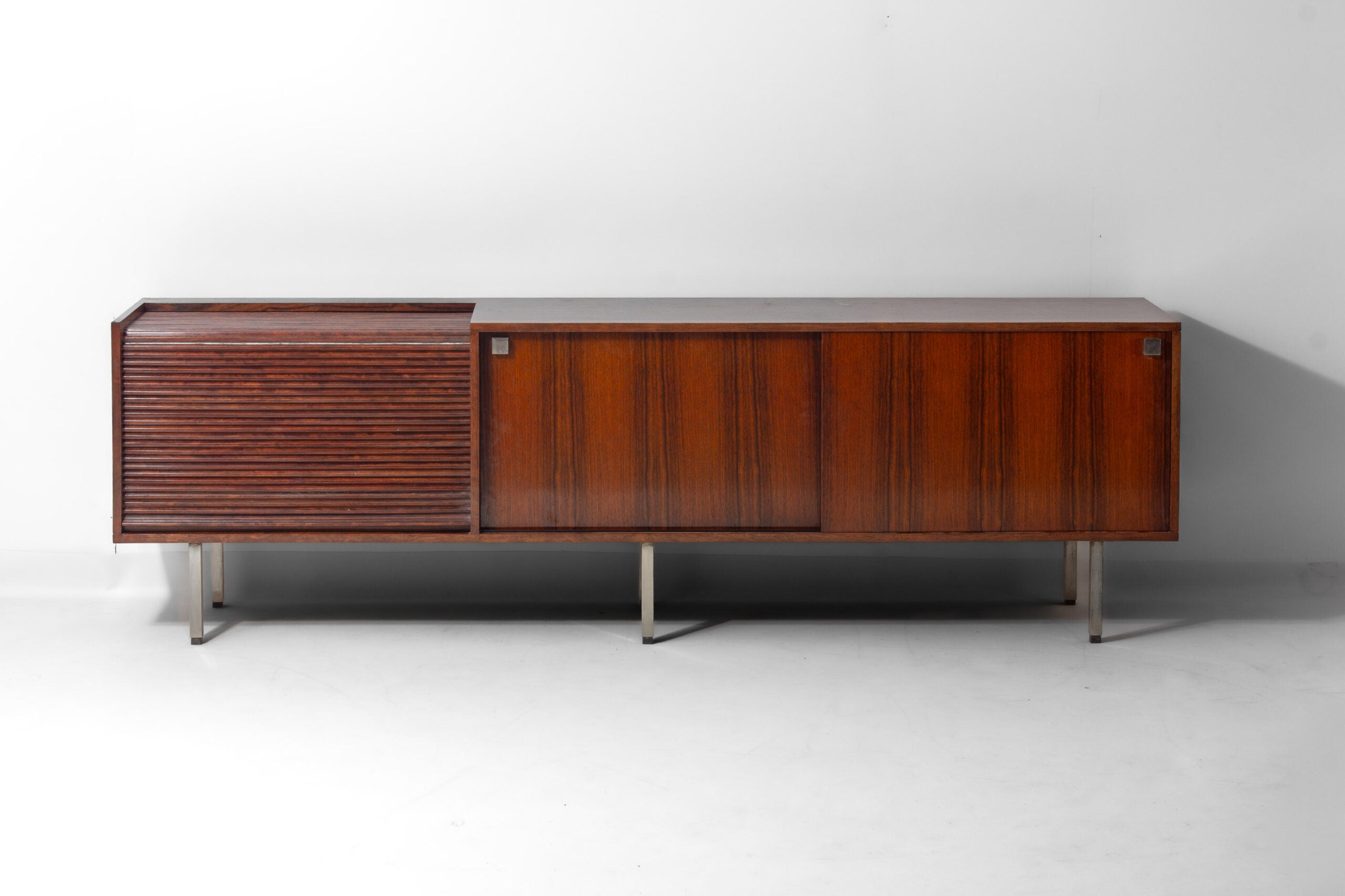 Rare_Belform_Bar_Sideboard_by_Alfred_Hendrickx,_Tambour_Door,_1960s