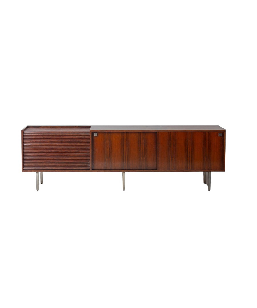 Rare_Belform_Bar_Sideboard_by_Alfred_Hendrickx,_Tambour_Door,_1960s