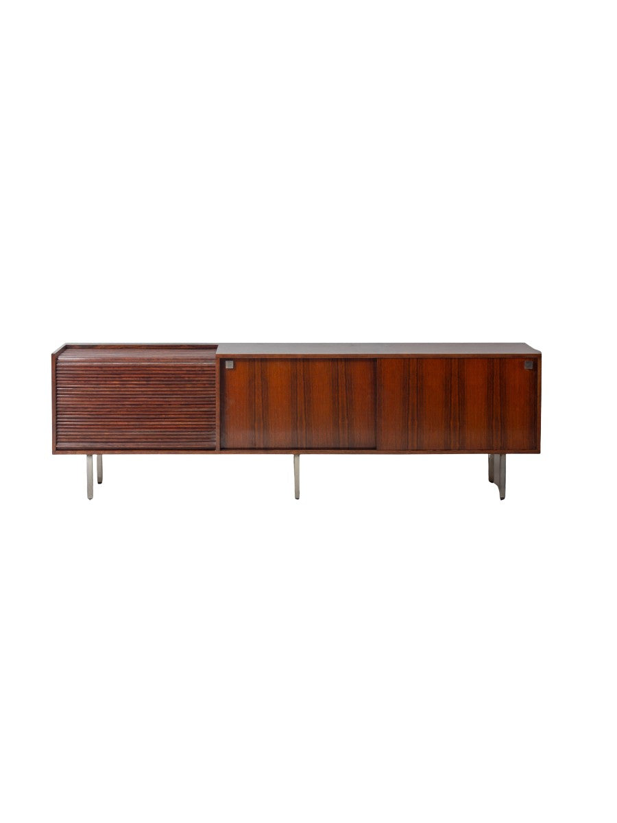Rare_Belform_Bar_Sideboard_by_Alfred_Hendrickx,_Tambour_Door,_1960s