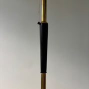 1950s_Swedish_Floor_Lamp_Attributed_to_Hans_Bergström,_Brass,_Cast_Iron_and_Textile