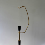 1950s_Swedish_Floor_Lamp_Attributed_to_Hans_Bergström,_Brass,_Cast_Iron_and_Textile