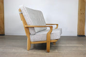 Rare_Guillerme_&_Chambron_solid_oak_sofa,_France_1960s