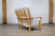 Rare_Guillerme_&_Chambron_solid_oak_sofa,_France_1960s