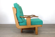 Rare_Guillerme_et_Chambron_solid_oak_sofa,_France_1960s