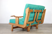 Rare_Guillerme_et_Chambron_solid_oak_sofa,_France_1960s