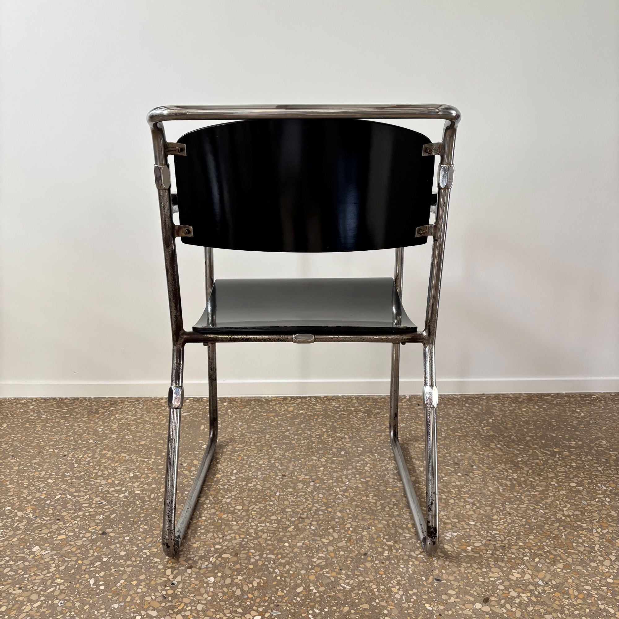 Rare_Model_A_R_Tubular_Steel_Armchair_by_Hermann_Friedrich_Mertens_for_UMS_Pastoe_and_HOPMI,_1932
