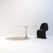 Raymond_Loewy_DF2000_Pedestal_Dining_Table_for_Doubinski_Frères,_1960s