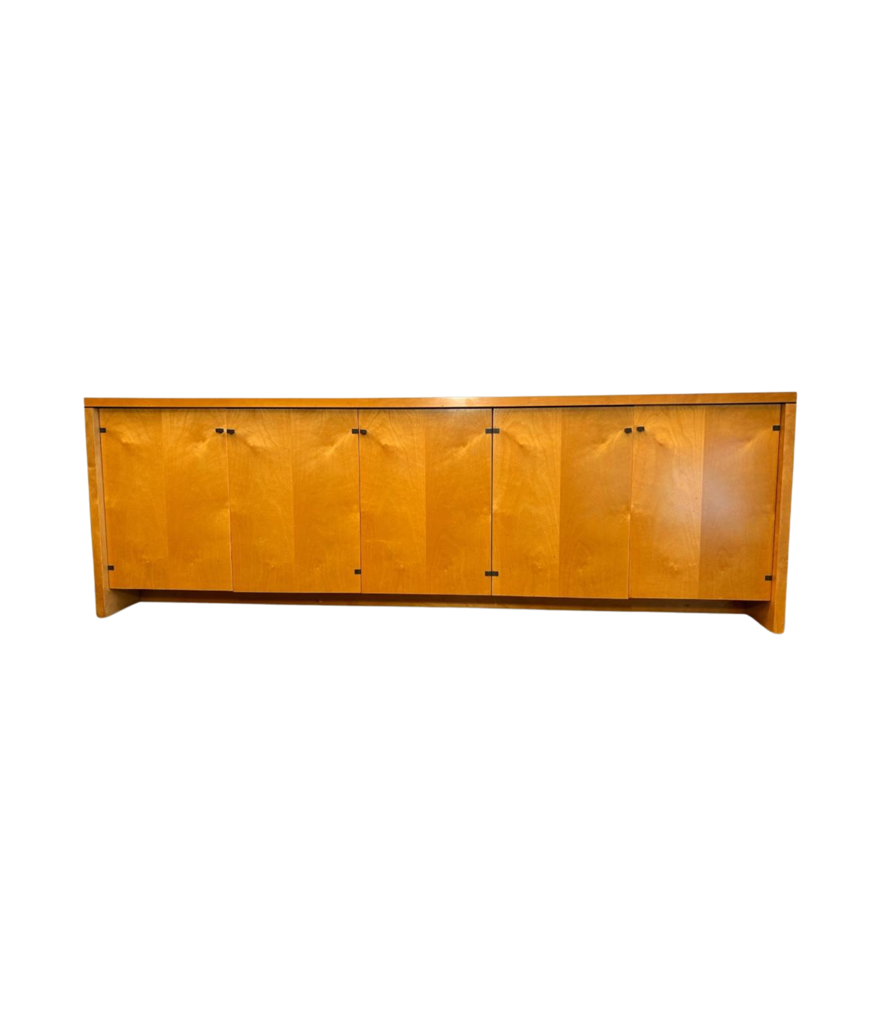 Rare_Pierre_Balmain_Cabinet_in_Birch_Wood_and_Brass,_France,_1960s–1980s