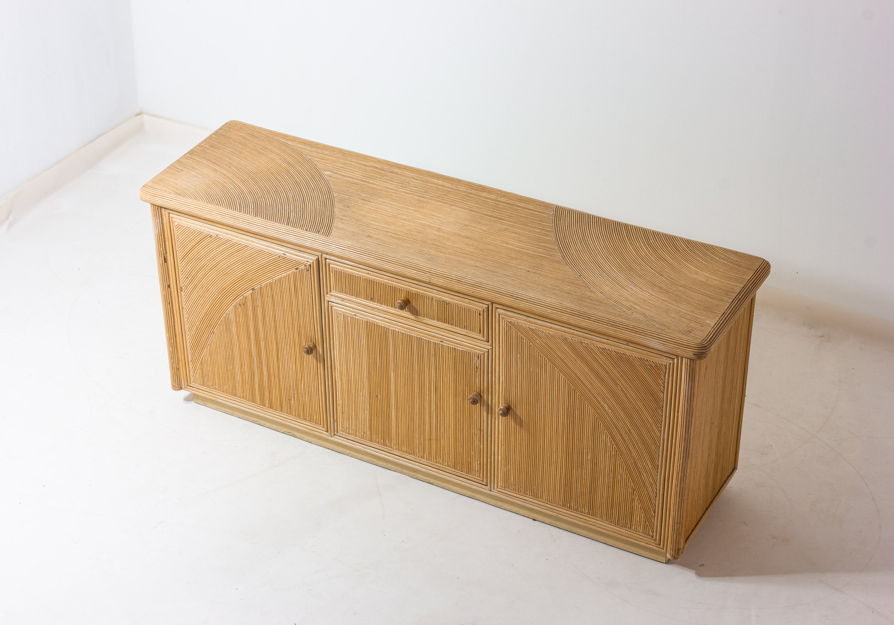 1980s_Miami_Vice_Style_Rattan_Sideboard,_Postmodern_Coastal_Design