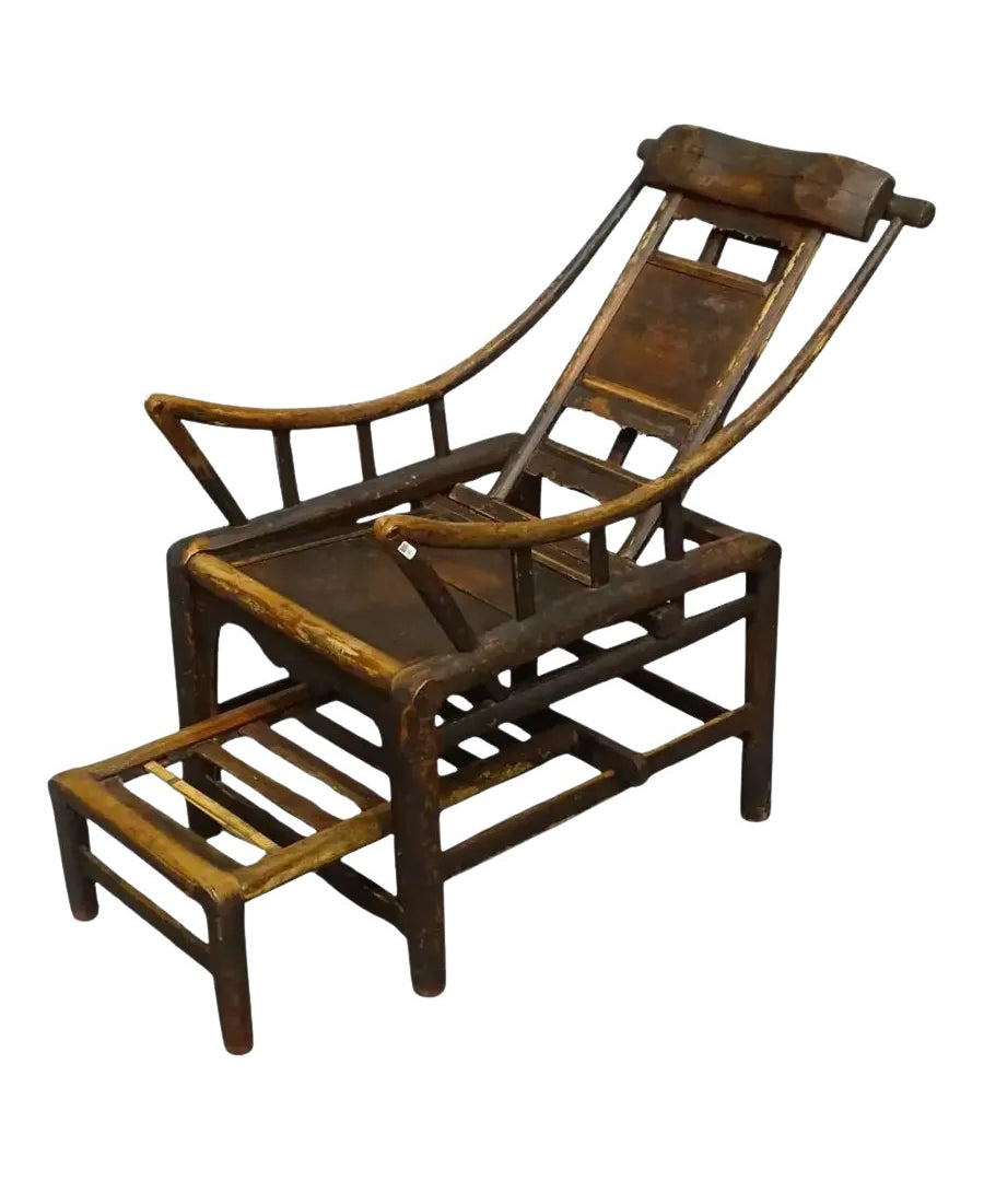 Reclinable_Softwood_Lounge_Chair,_Mid_19th_Century,_China