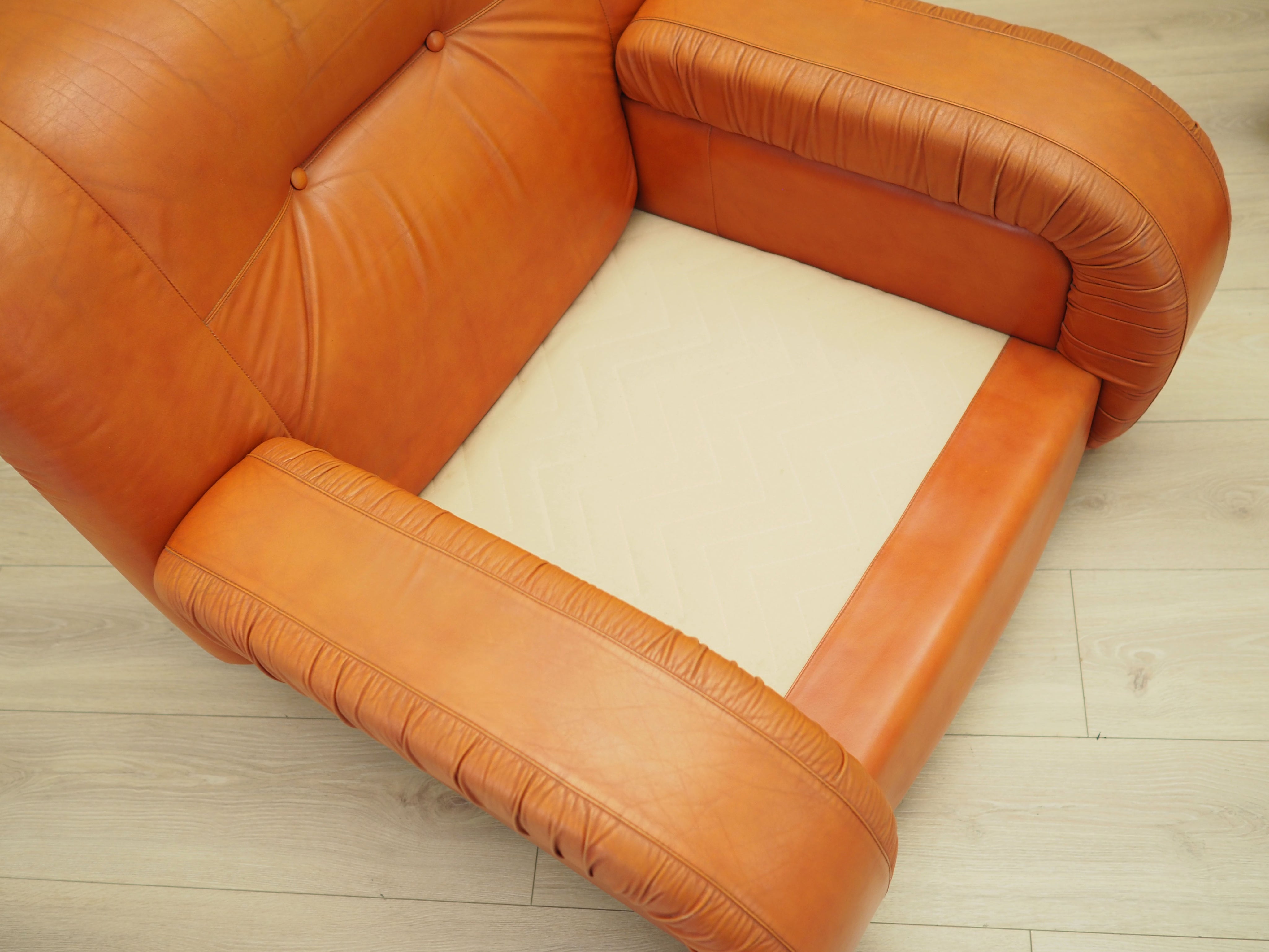 Orange_Armchair,_Original_Leather,_1970s,_Denmark