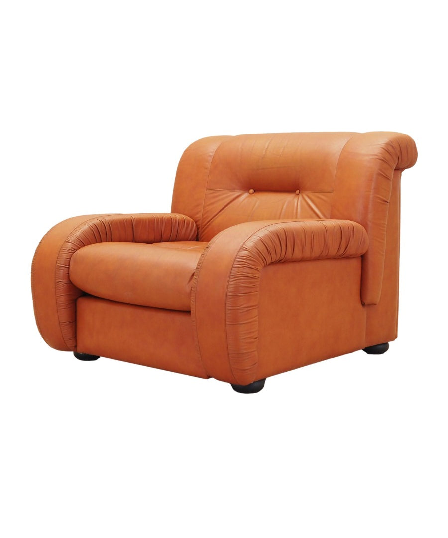 Orange_Armchair,_Original_Leather,_1970s,_Denmark
