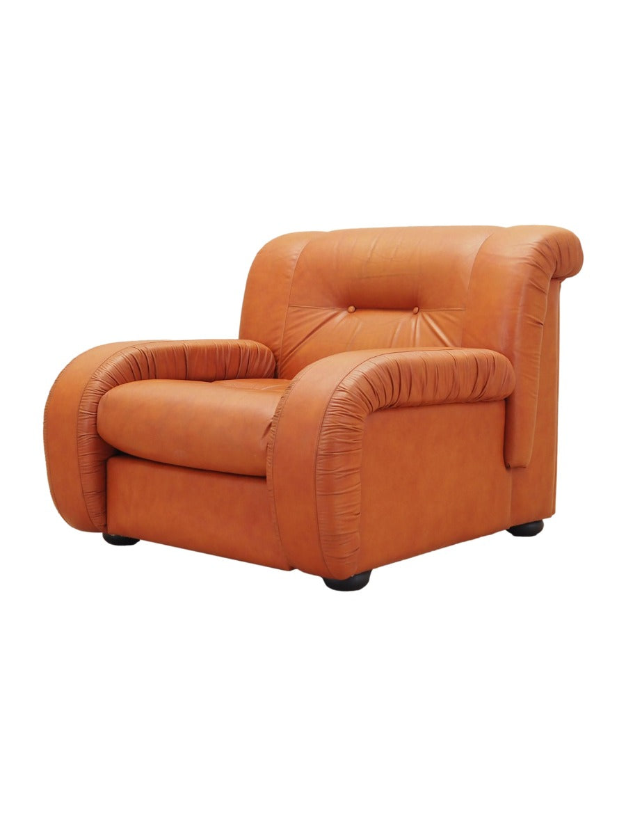 Orange_Armchair,_Original_Leather,_1970s,_Denmark