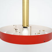 Scandinavian_Red_and_Gold_Multi-Shade_Pendant_Lamp,_1960s