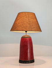 Red_Terracotta_Table_Lamp_with_Metal_Filigree,_Vintage_1980s_Design