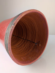 Red_Terracotta_Table_Lamp_with_Metal_Filigree,_Vintage_1980s_Design