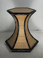 Regency_Rattan_Bamboo_Side_Table,_1960s,_Europe
