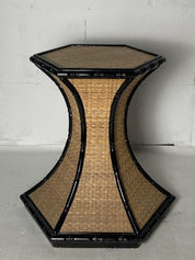 Regency_Rattan_Bamboo_Side_Table,_1960s,_Europe