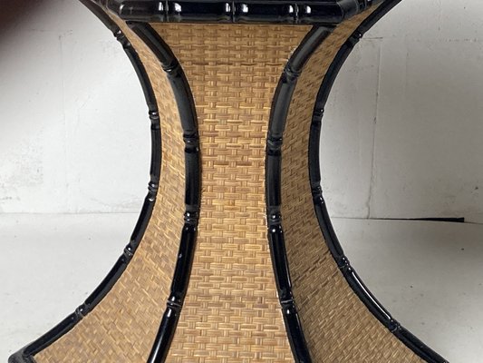 Regency_Rattan_Bamboo_Side_Table,_1960s,_Europe
