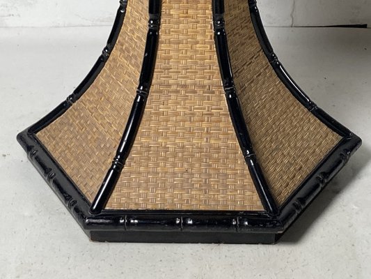 Regency_Rattan_Bamboo_Side_Table,_1960s,_Europe