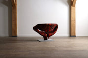 Ribbon_Chair_by_Pierre_Paulin_for_Artifort_in_Jack_Lenor_Larsen_Momentum_Fabric,_Dutch_Design_Icon