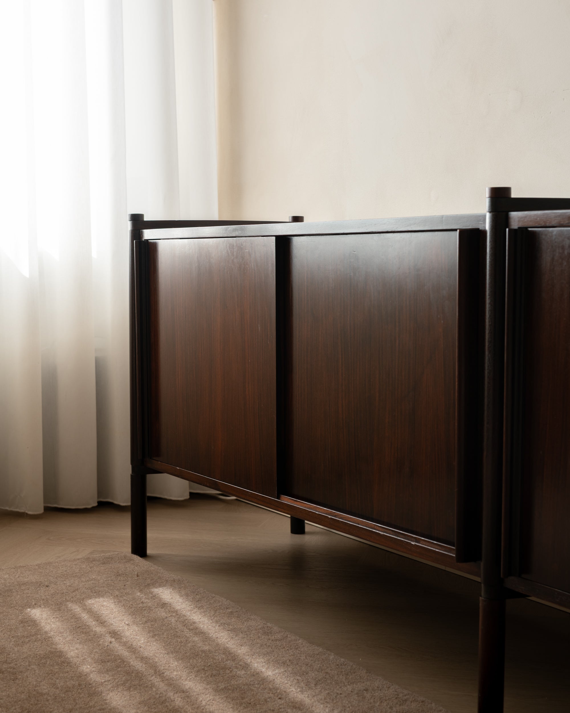 Hirozi_Fukuoh_Archimede_Modular_Sideboard_for_Gavina_in_Rosewood,_Italian_Mid-Century_Modern,_1960s