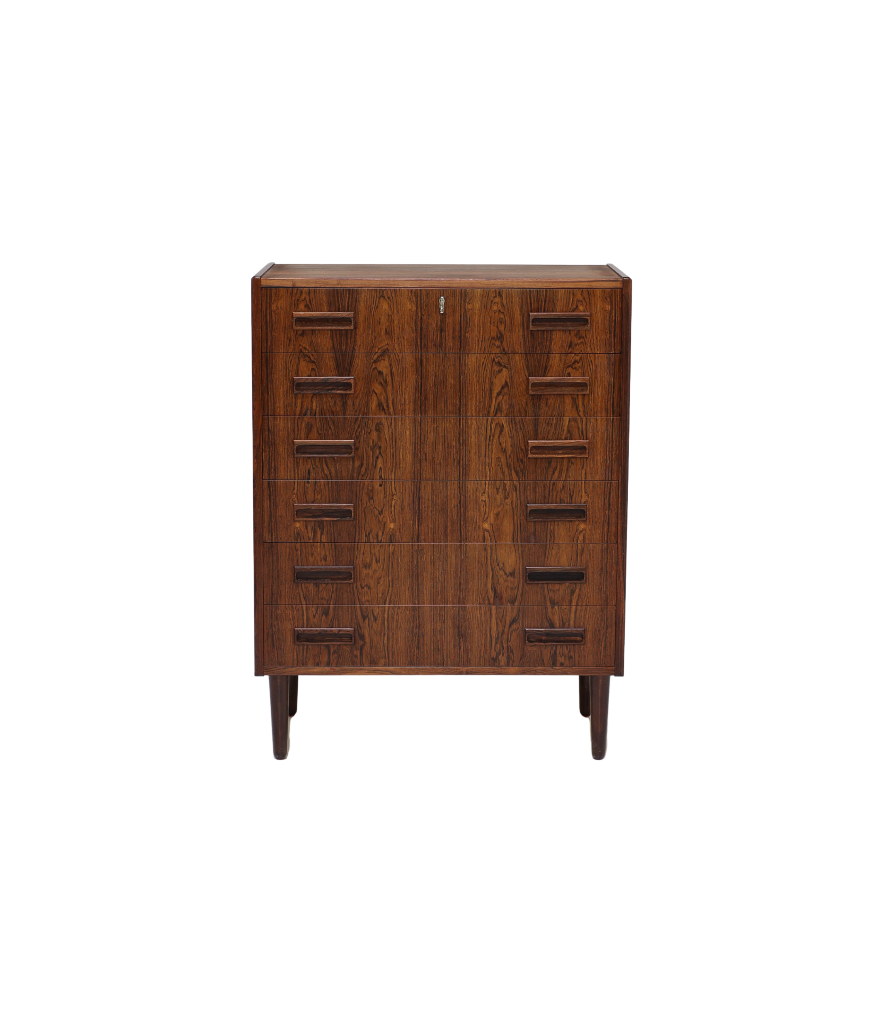 Rosewood_Chest_of_Drawers_by_Børge_Seindal_for_P._Westergaard,_Denmark_1960s