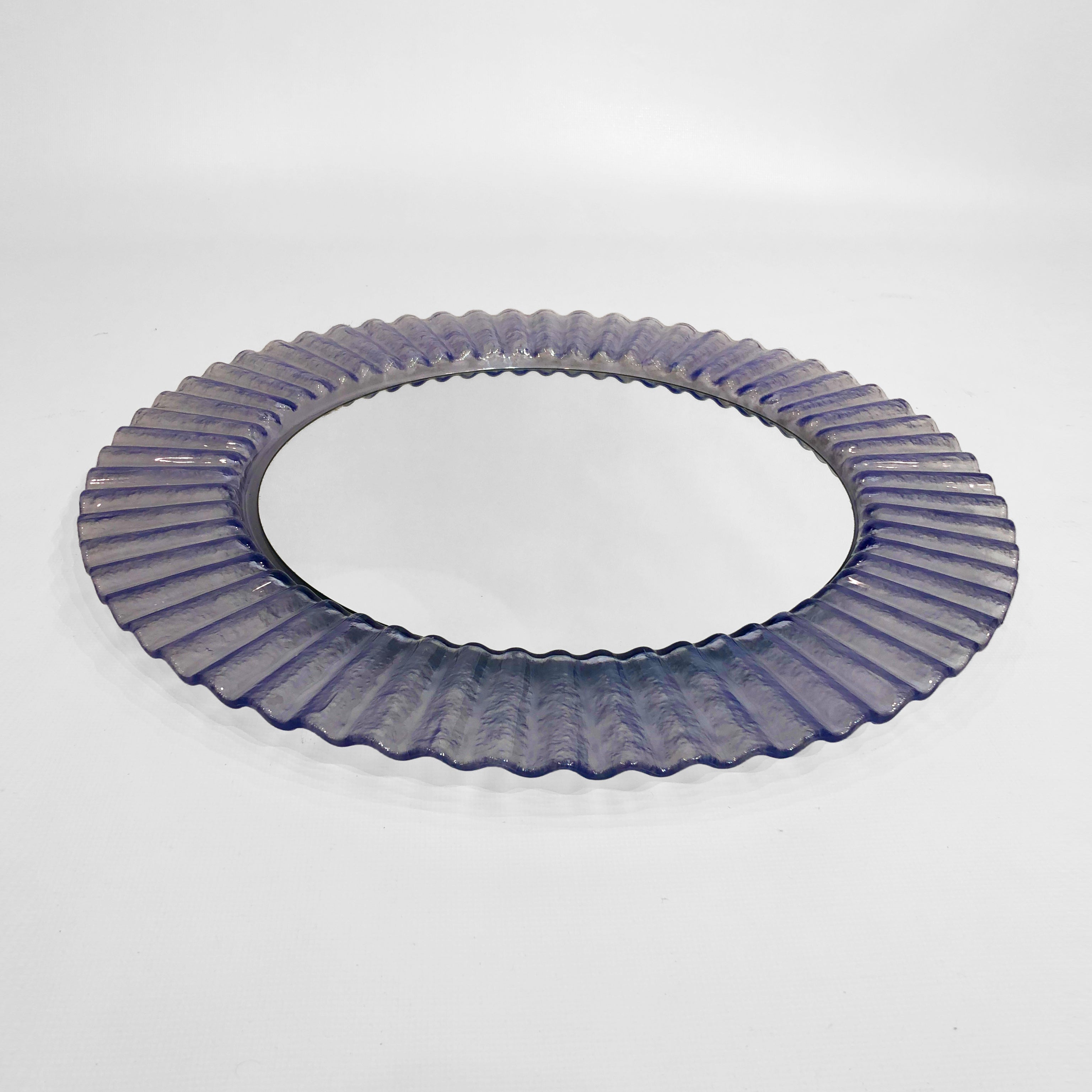 Italian_Icy_Blue_Acrylic_Wave_Mirror,_1970s