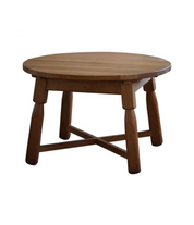 Round_Brutalist_Dining_Table_in_Oak,_Mid_Century_Modern,_Made_in_France,_1960s